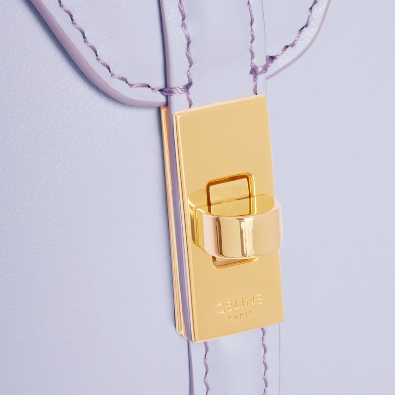 MINI 16 in satinated calfskin - Light Lavender - TOP-HANDLE BAGS - 1 | CELINE
