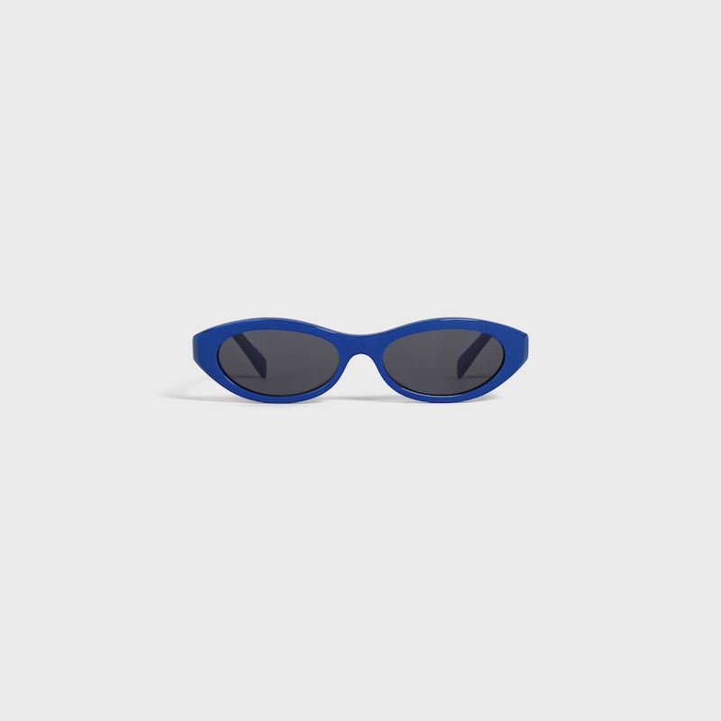 Triomphe Mini 02 sunglasses in Acetate - Royal Blue -  - 1 | CELINE