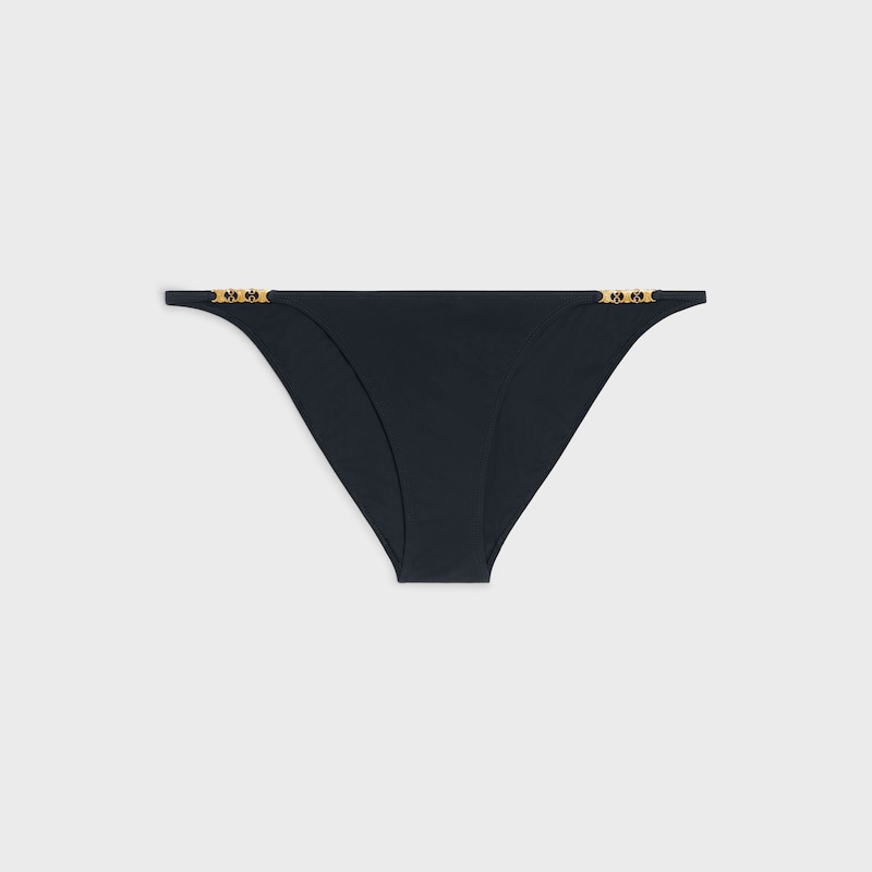 TRIOMPHE SWIMSUIT BOTTOM IN MATTE JERSEY - BLACK -  - 1 | CELINE