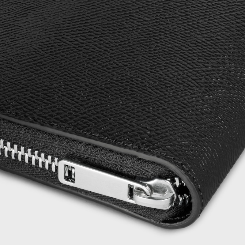 LARGE ZIPPED ORGANIZER IN Grained Calfskin - BLACK - GIFT FINDER - 1 | CELINE