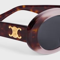 Triomphe 01 sunglasses in Acetate - Gradient Pink / Havana -  - 2 | CELINE