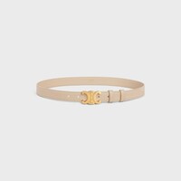 Medium 25MM Triomphe Belt in Taurillon Leather - NUDE -  - 1 | CELINE