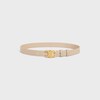 Medium 25MM Triomphe Belt in Taurillon Leather - NUDE -  - 3 | CELINE