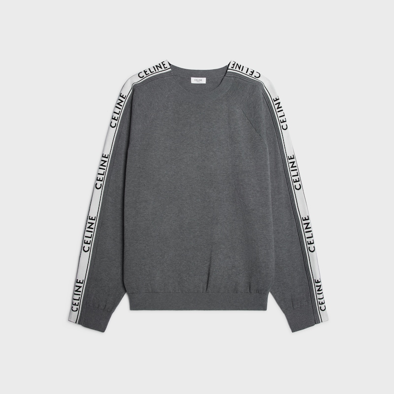 pull col rond coton - DARK GREY -  - 1 | CELINE