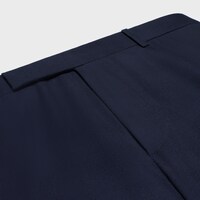 classic pants in wool gabardine - INK -  - 1 | CELINE