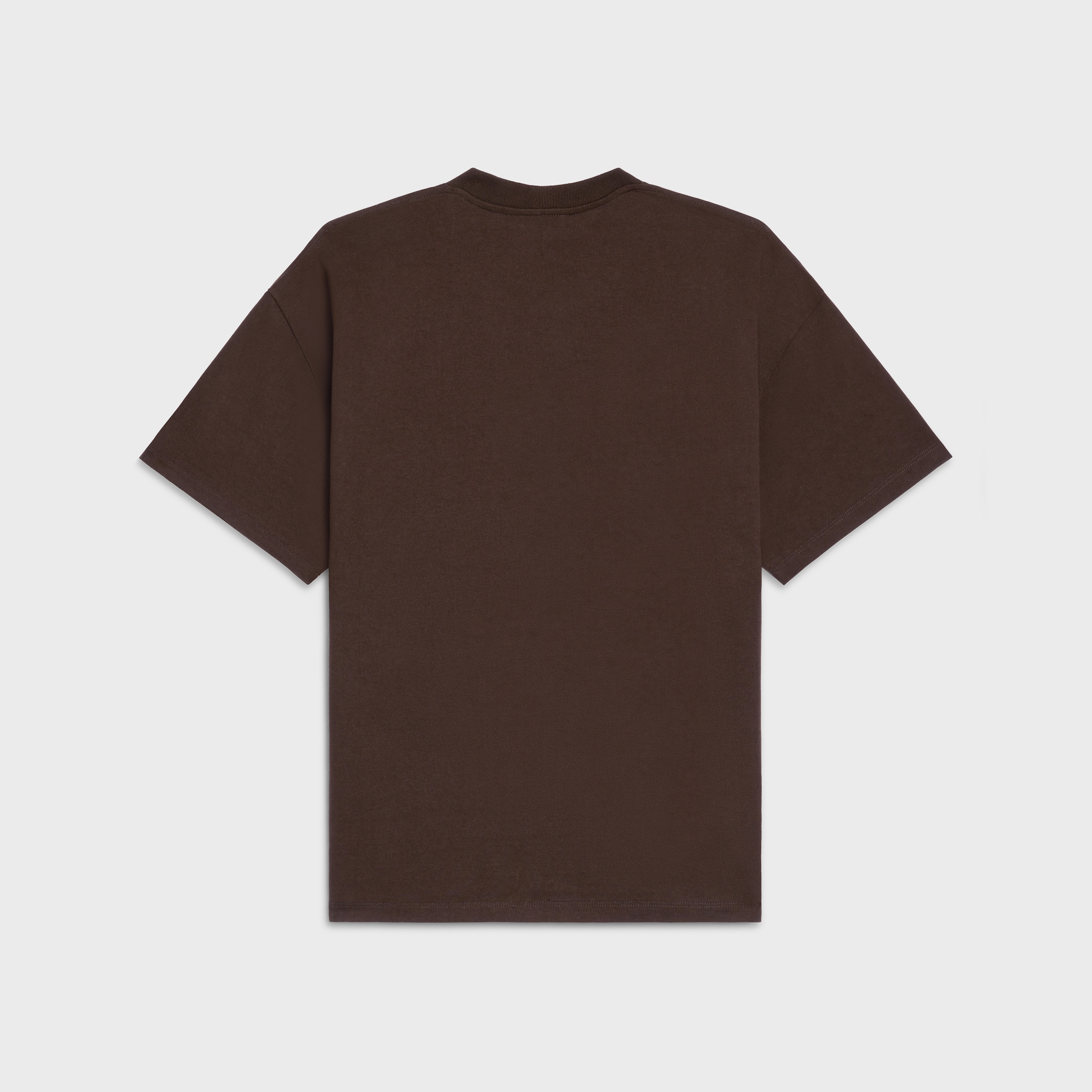Tシャツ / コットンジャージー - ダークブラウン / イエロー | CELINE