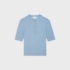 jersey con cuello redondo triomphe de lana fina - CELESTE -  - 1 | CELINE
