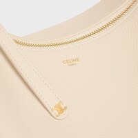 LARGE CELINE LULU IN Grained calfskin - CREAM - MORE LINES - 1 | CELINE