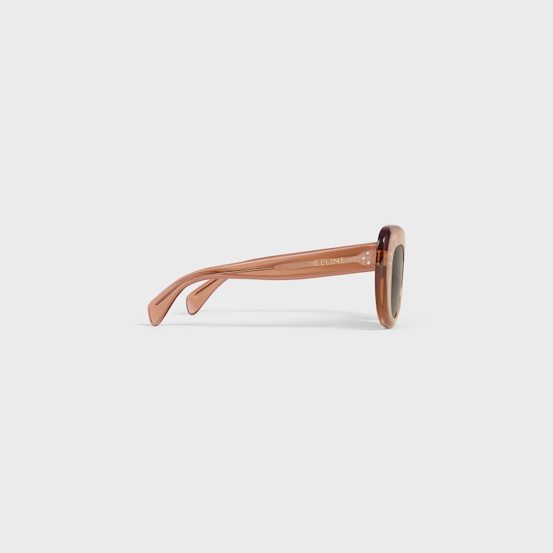 Diane sunglasses in Acetate - TRANSPARENT AMBER -  - 1 | CELINE