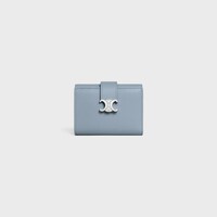 니노 파인 스트랩 지갑 - 서플 그레인 카프스킨 - 라이트 데님 - NEW - 1 | CELINE