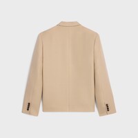 tailored jacket IN cashmere mohair natté - DESERT -  - 2 | CELINE