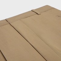 montauk trousers IN wool - LIGHT KHAKI -  - 2 | CELINE