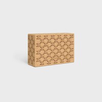 YOGA BRICK IN CORK WITH TRIOMPHE ALL-OVER - NATURAL - HOME - 2 | CELINE