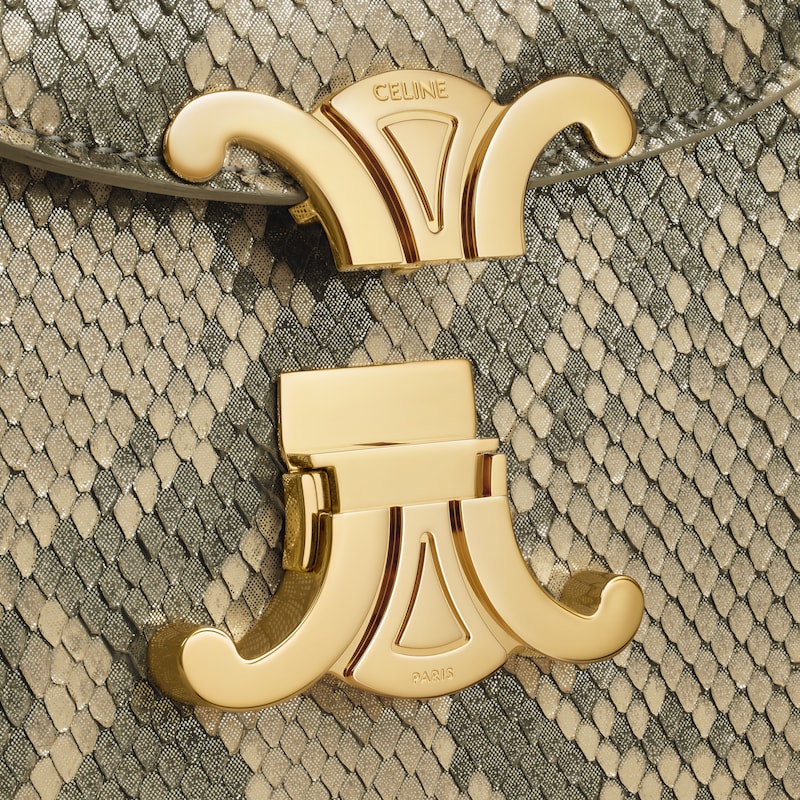 CHAIN BESACE CLEA in pearly python - NATURAL - MORE LINES - 1 | CELINE