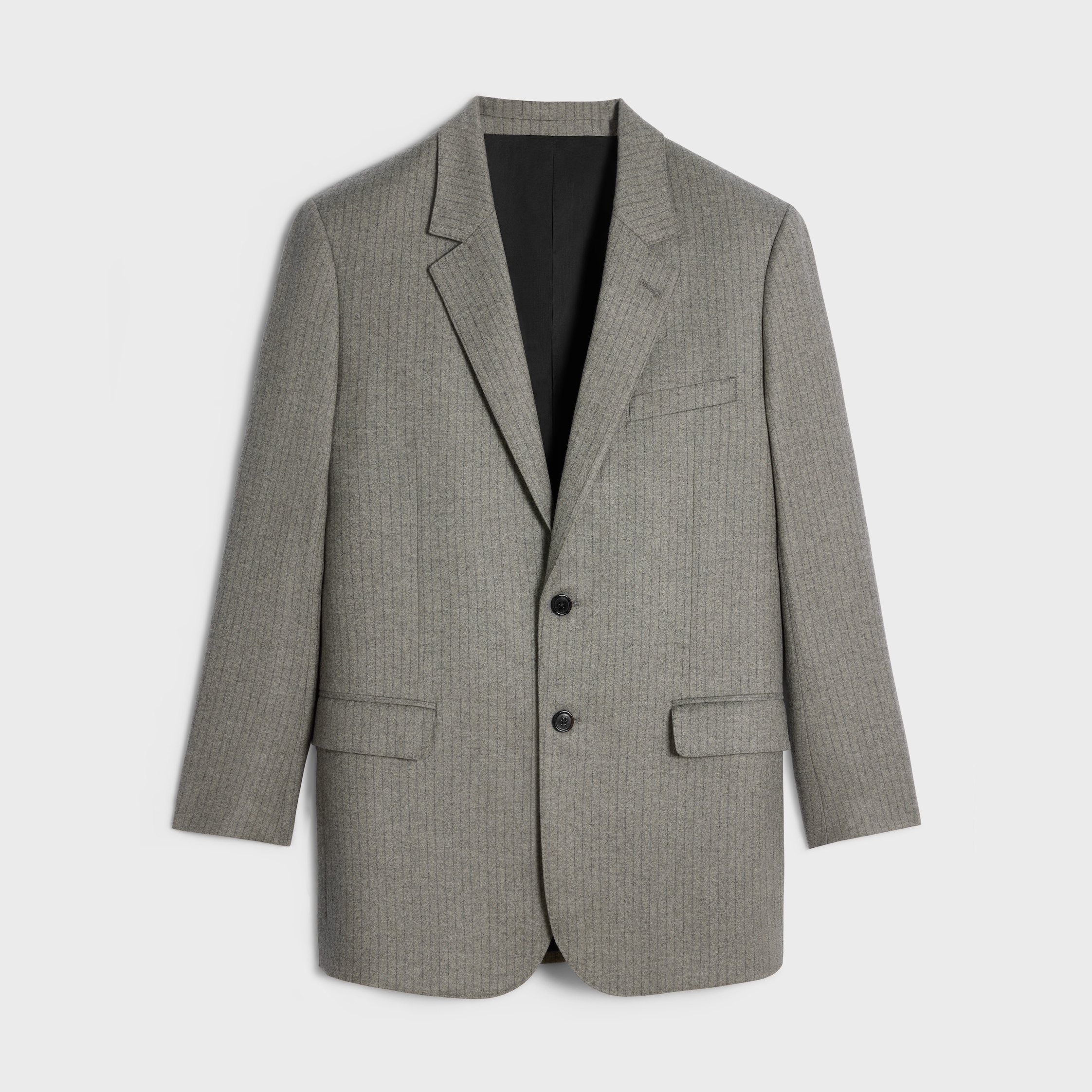 ジャケット CELINE |  JACKET IN STRIPED FLANNEL 2V18T438V.09BT 2V18T438V-09BT_1_SS24_P1_W.jpg