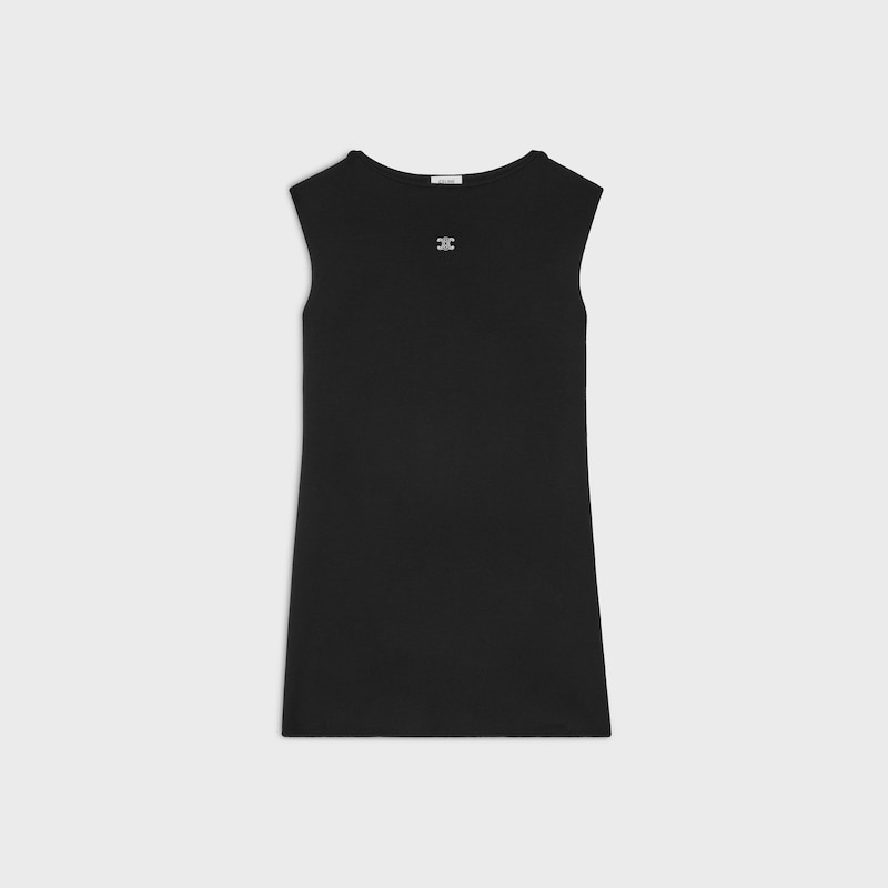 mini dress IN fine wool - BLACK -  - 1 | CELINE