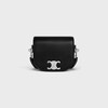 SMALL BESACE STRAP TRIOMPHE IN SUPPLE CALFSKIN - BLACK - FALL 24 - 1 | CELINE