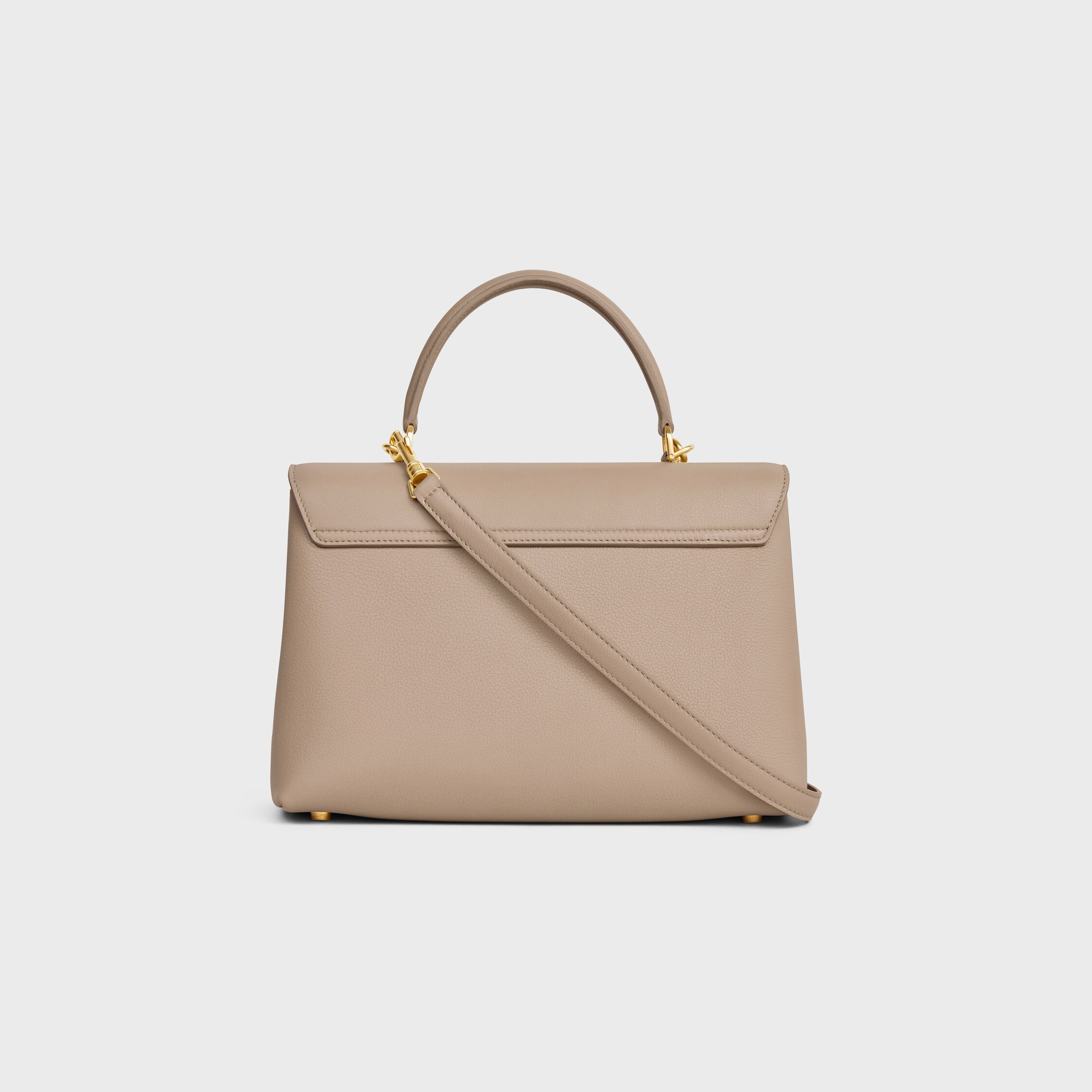 MEDIUM NINO BAG IN SUPPLE GRAINED CALFSKIN - SAFARI | CELINE