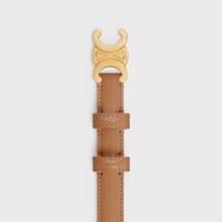 Small 18MM Triomphe Belt IN Taurillon Leather - BRONZE -  - 1 | CELINE