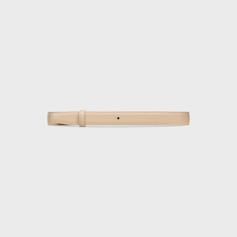 lani&egrave;re de ceinture r&eacute;versible 25MM TAURILLON - IVOIRE / BLANC COTON -  - 1 | CELINE