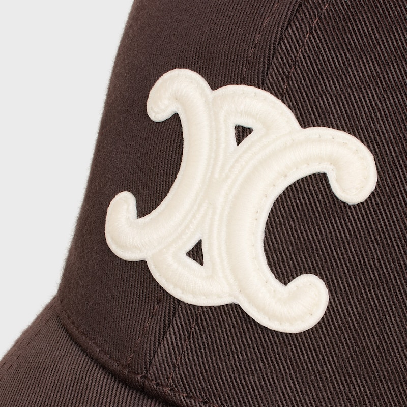 triomphe baseball cap IN cotton gabardine - MACASSAR -  - 1 | CELINE