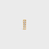 黃金及鑽石Celine Line耳環 - 黃金 - 珠宝 - 1 | CELINE