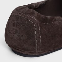CELINE ADAM  Loafer IN SUEDE CALFSKIN - 다크 브라운 -  - 1 | CELINE