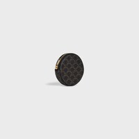 Coin Purse IN Triomphe Canvas - Black - SMALL GIFTS - 2 | CELINE
