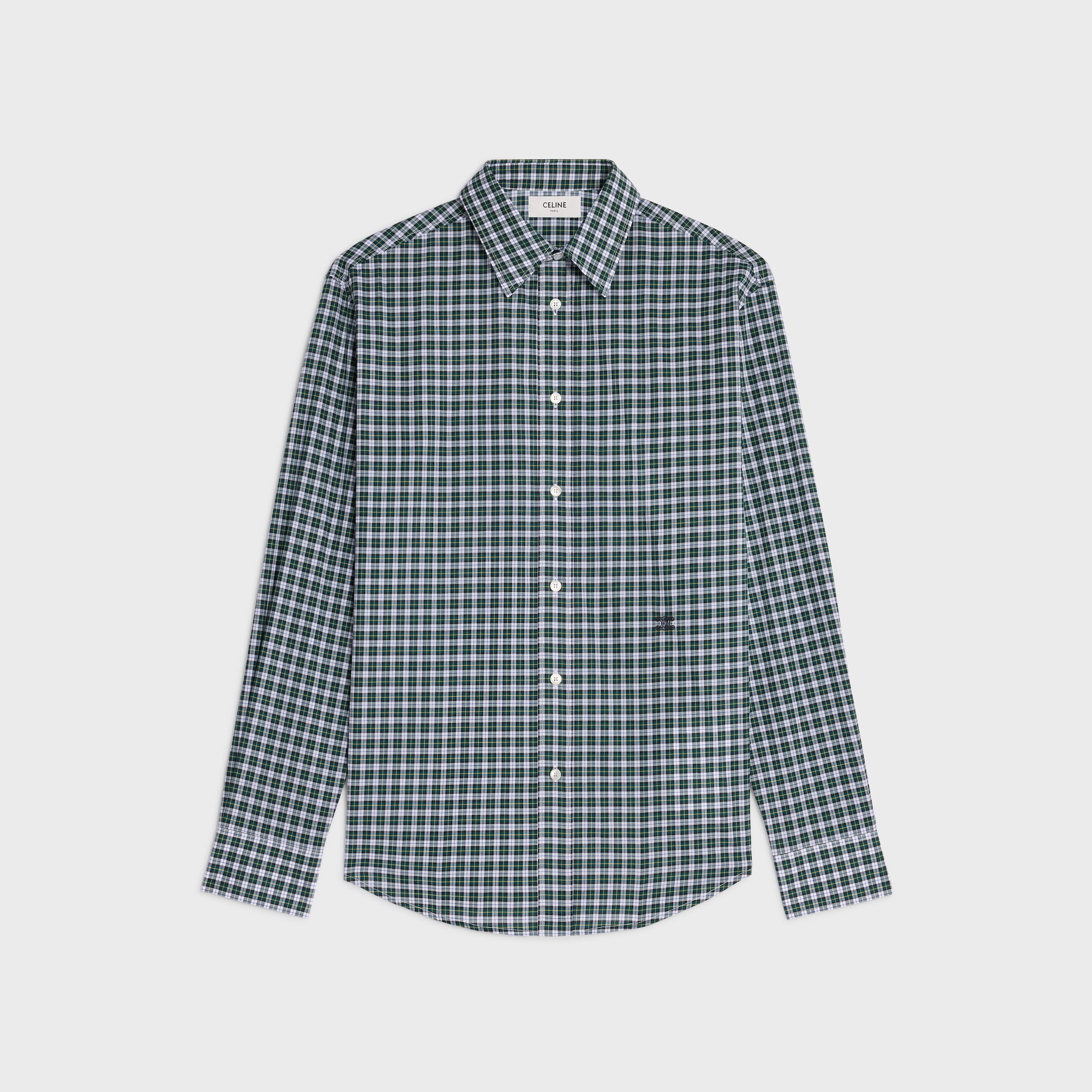 shirt IN tartan cotton cloth