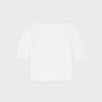 top IN cotton pointelle - WHITE -  - 2 | CELINE