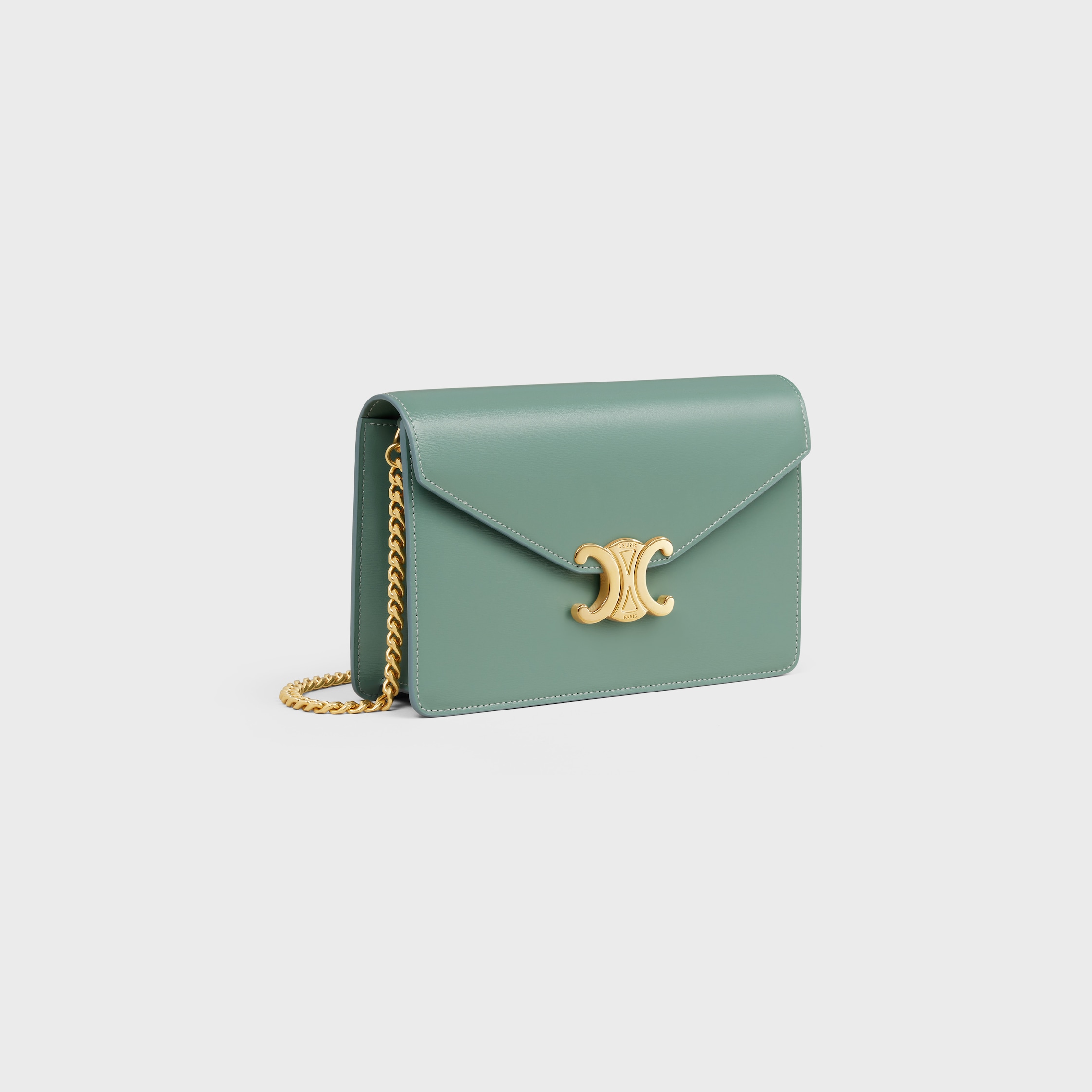 セリーヌ （CELINE） キュイル トリオンフ コンパクト ジップ