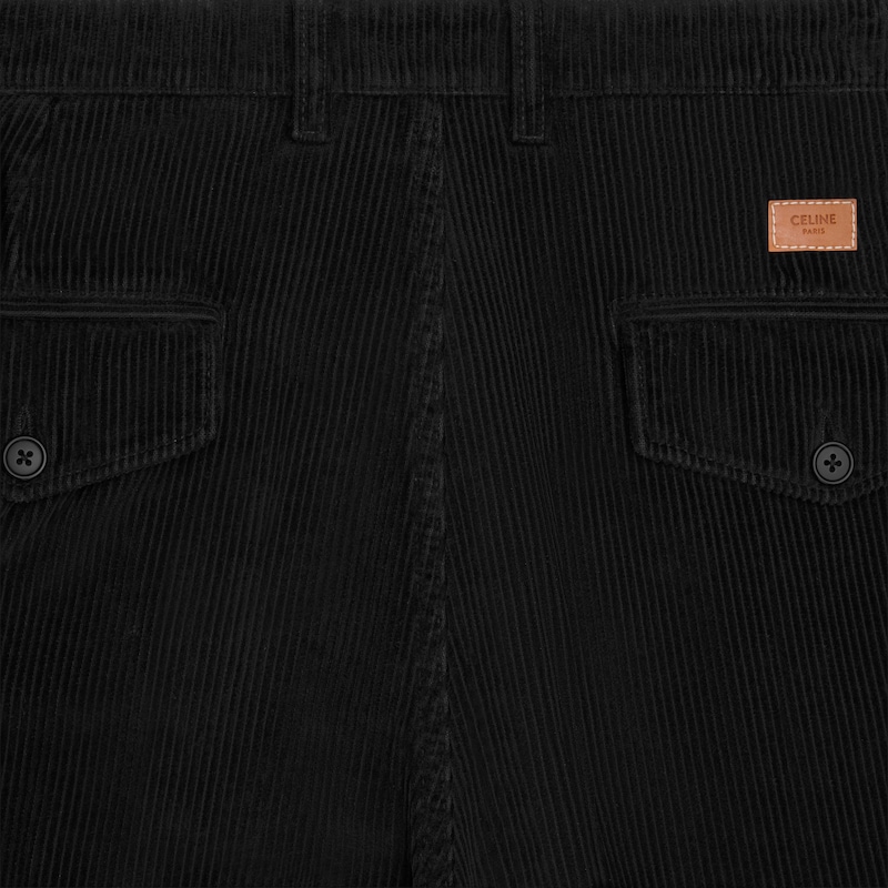 Chinos aus Kord - SCHWARZ HELLES STONE WASH -  - 1 | CELINE