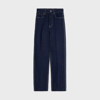 boyfriend jeans 002 IN LIGHTWEIGHT INDIGO DENIM - RINSED -  - 1 | CELINE