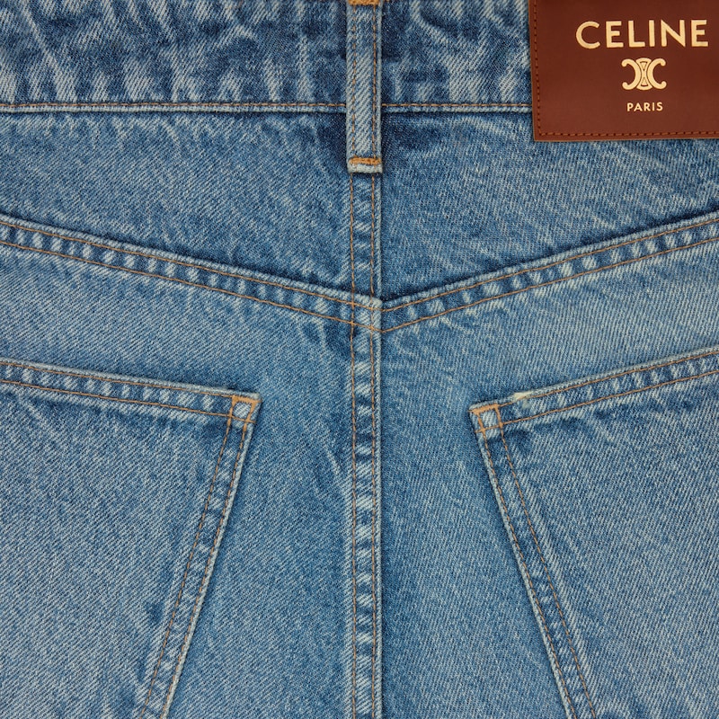 flare jeans 001 in denim - VIVIENNE GLASS -  - 1 | CELINE