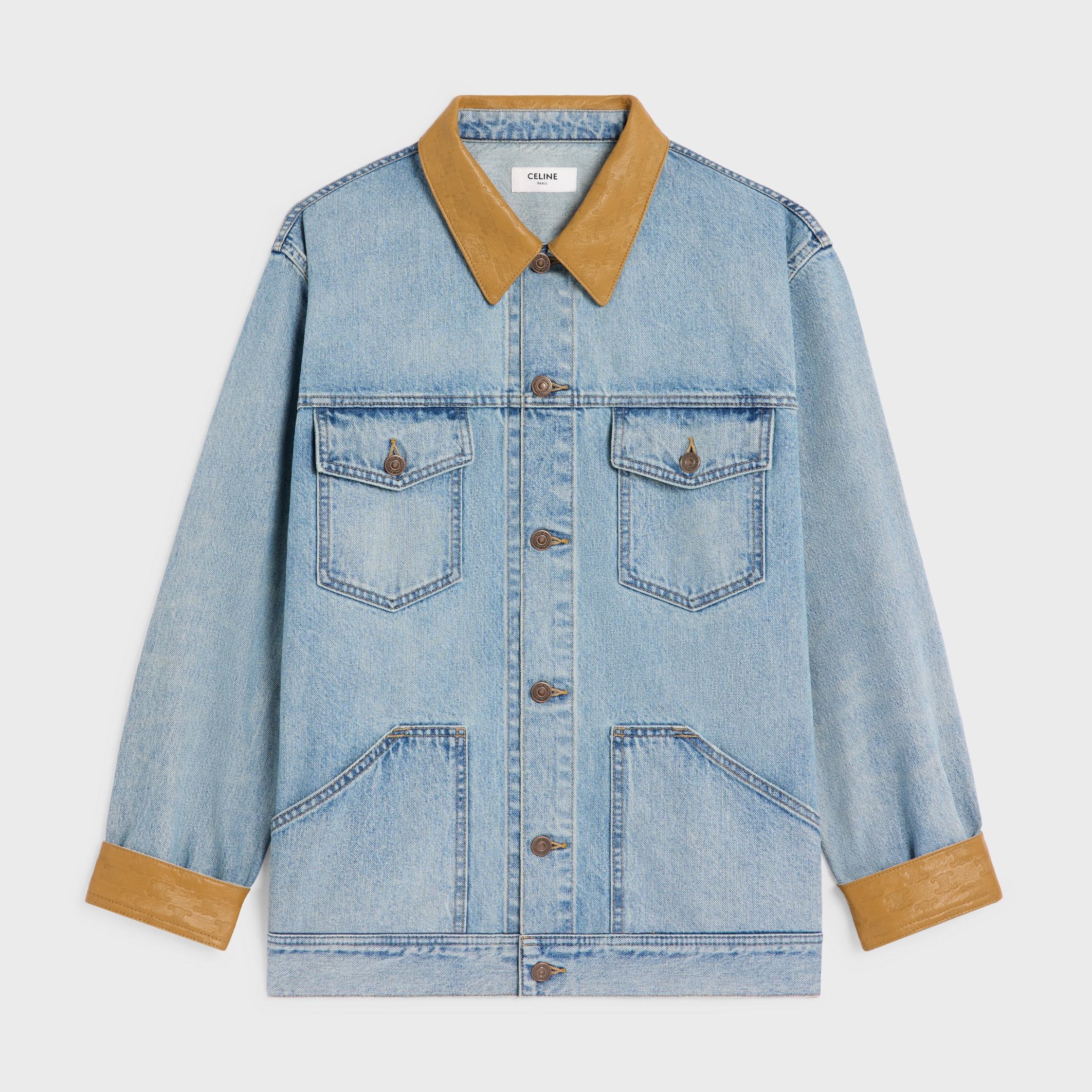 TRUCKER JACKET IN BLUE ECLIPSE WASH DENIM