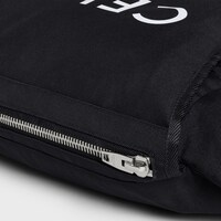 MEDIUM MESSENGER TREKKING IN nylon with celine print - BLACK - SHOULDER CARRY BAGS - 1 | CELINE