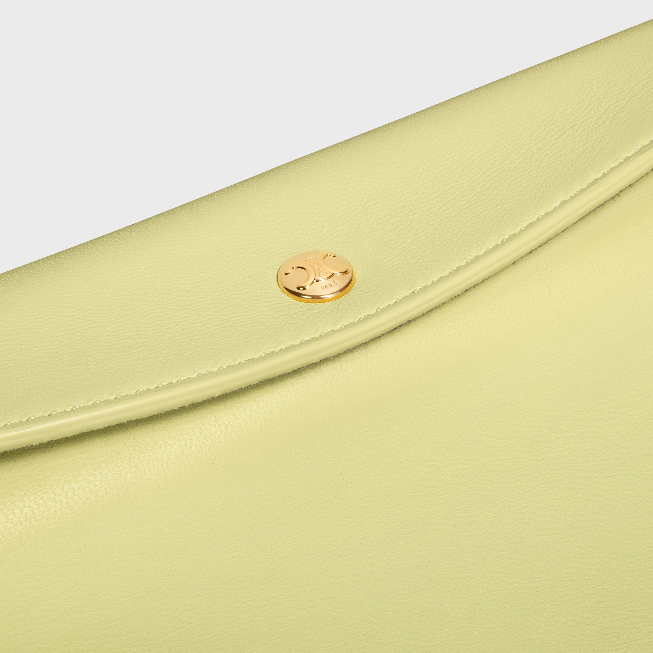 TRIO FLAP IN Smooth Lambskin - CITRUS | CELINE