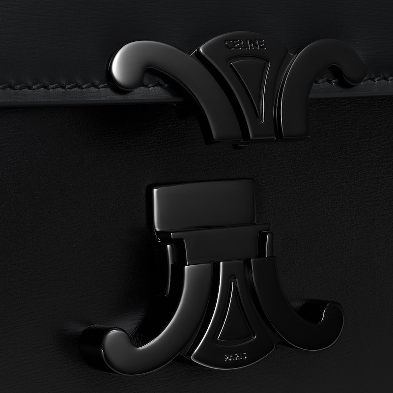 CLASSIQUE TRIOMPHE BAG IN Shiny Calfskin - BLACK - TRIOMPHE - 1 | CELINE