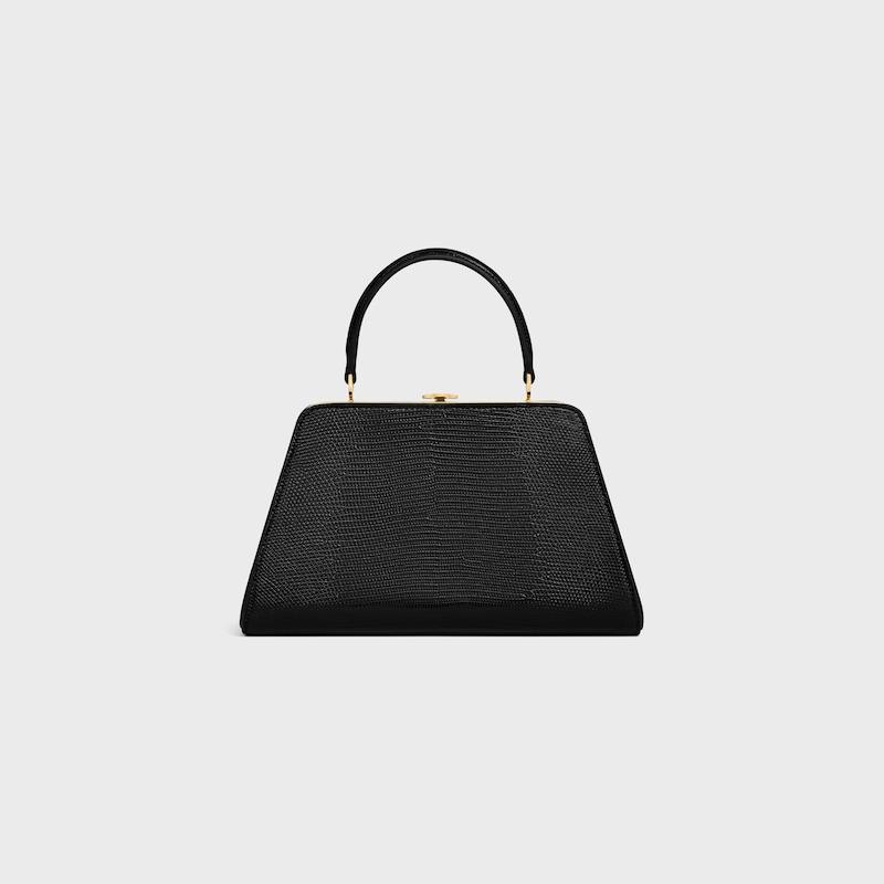 MINI CELINE ANTOINETTE IN Lizard - BLACK - MORE LINES - 1 | CELINE