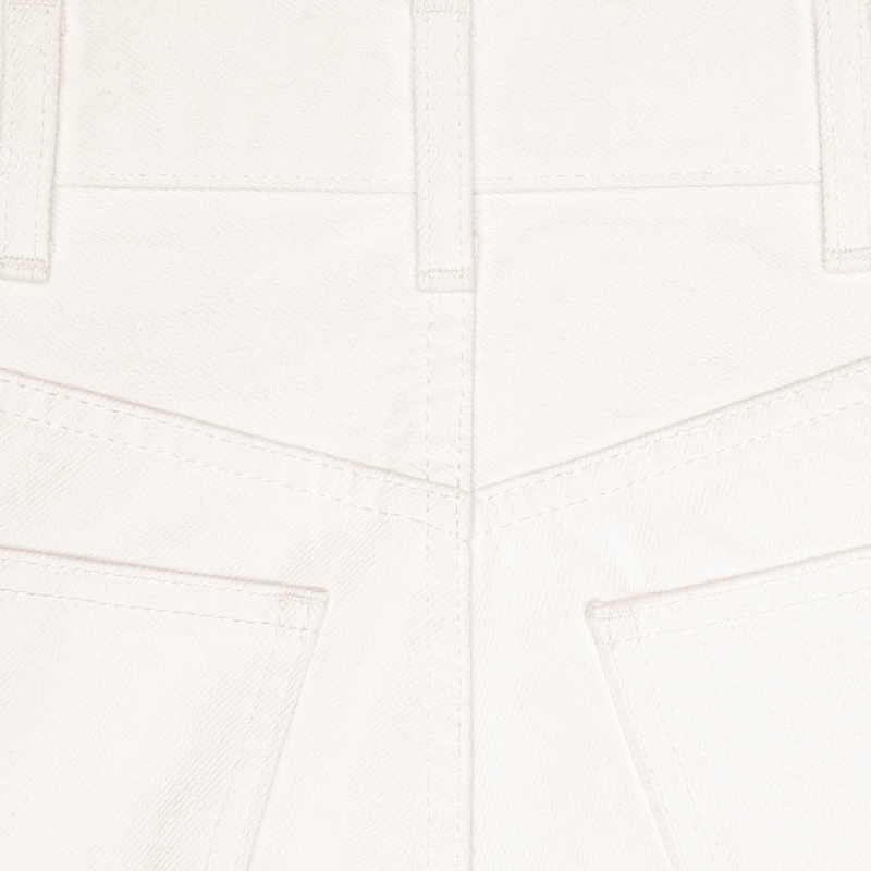 kitty jeans in optic white wash denim - OPTIC WHITE WASH -  - 1 | CELINE