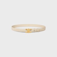 Medium 25MM Triomphe Belt in Taurillon Leather - PAMPA -  - 1 | CELINE