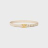 Medium 25MM Triomphe Belt in Taurillon Leather - PAMPA -  - 3 | CELINE