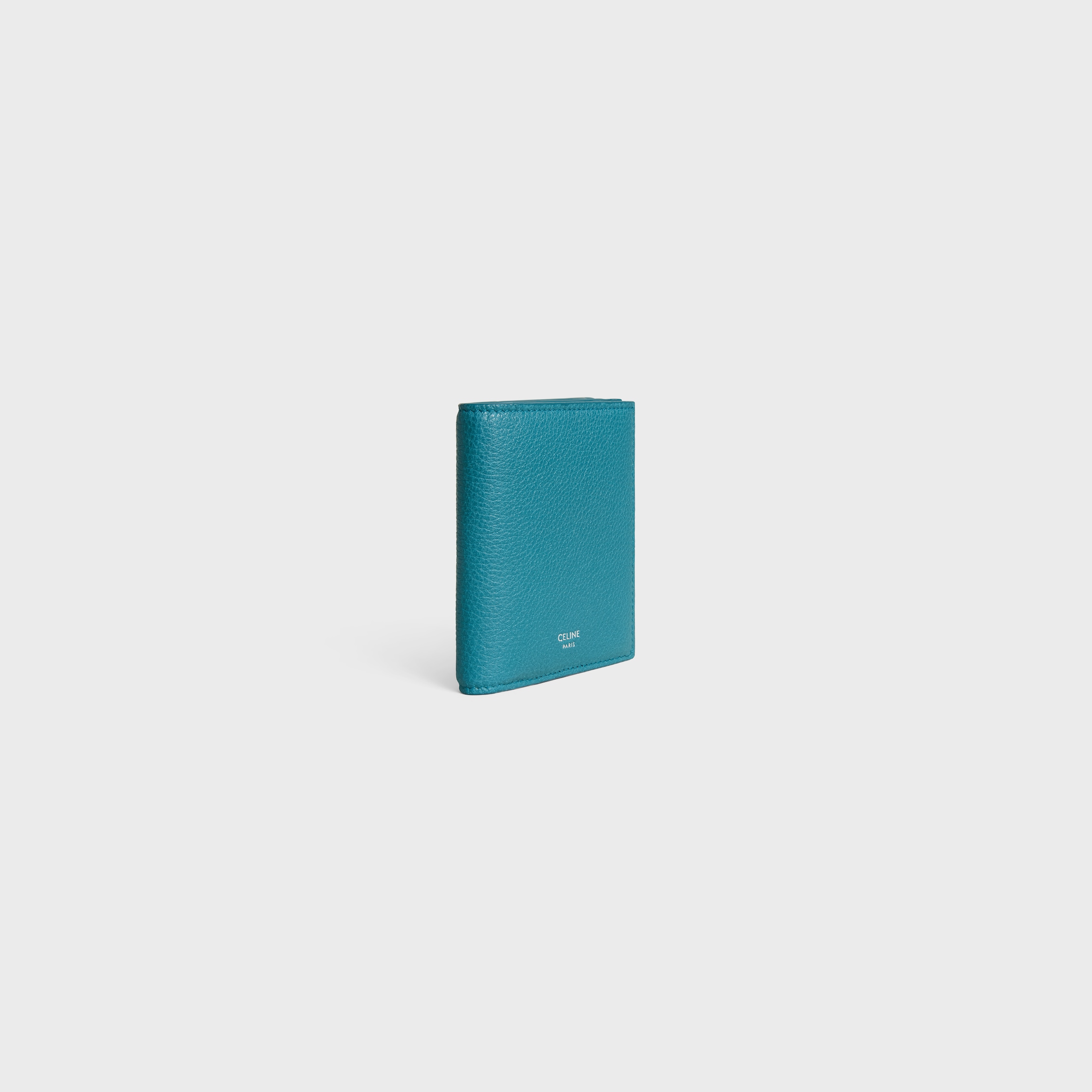 Compact Wallet IN GRAINED CALFSKIN - COBALT | CELINE