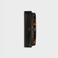 Hair Comb with Case in Porosus Crocodile - Black - BEAUTY ACCESSORIES - 1 | CELINE