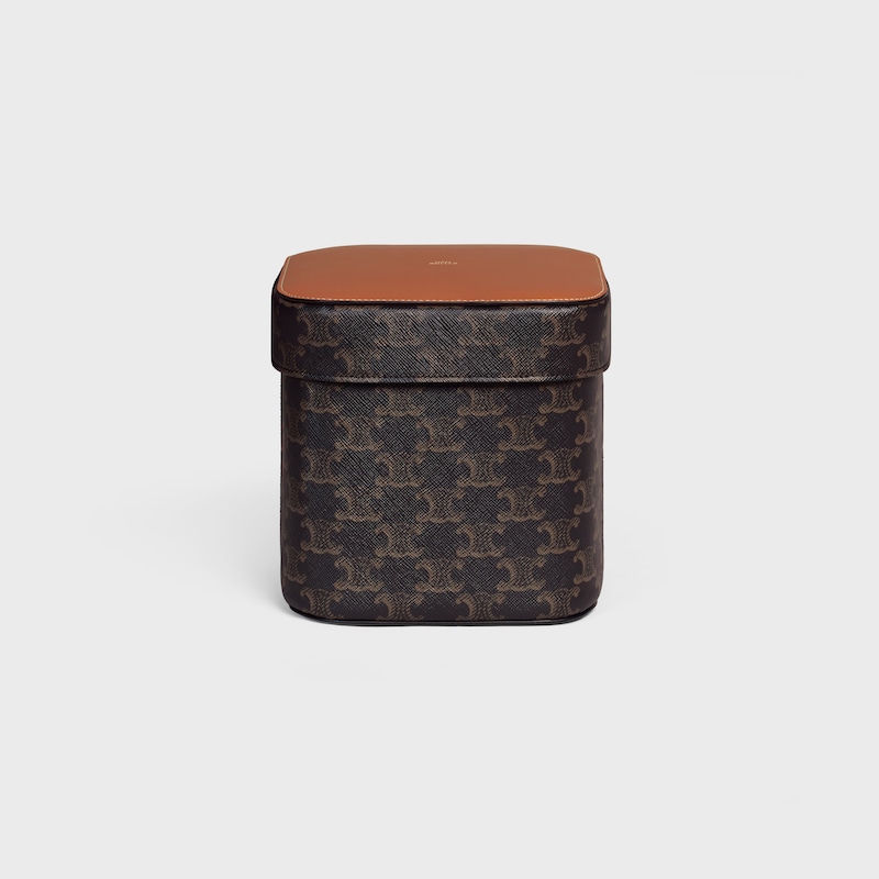 Triomphe帆布及小牛皮大型盒 - 棕黃色 - 家居系列 - 1 | CELINE