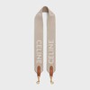 Langer Riemen aus Wolle mit Celine Jacquard - BEIGE / WEISS - ANHÄNGER UND ACCESSOIRES - 1 | CELINE