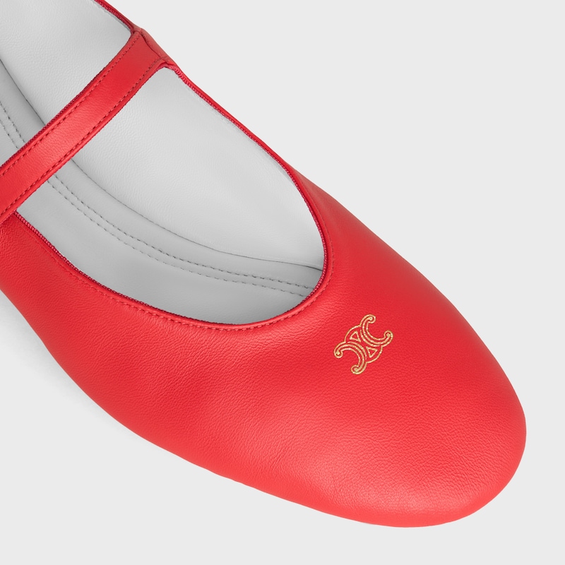 BALLET BALLERINA IN LAMBSKIN - ULTRA RED -  - 1 | CELINE