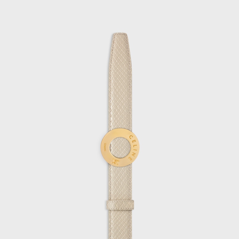 lani&egrave;re de ceinture r&eacute;versible 25MM Cuir de Taurillon et Veau fa&ccedil;on python -  -  - 1 | CELINE