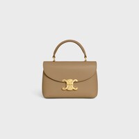TEEN NINO TASCHE AUS WEICHEM, GENARBTEM KALBSLEDER - Rauchbraun - NINO - 1 | CELINE