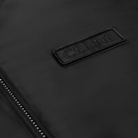 celine bomber jacket in nylon twill - BLACK -  - 1 | CELINE